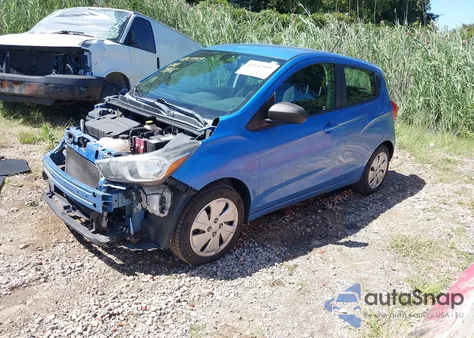 2016 Chevrolet Spark Ls from USA, damaged, VIN KL8CB6SA8GC573309